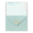 MIDORI Letter Set 515 Foil-Stamped Envelopes Marguerite Daisy