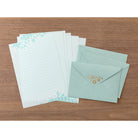 MIDORI Letter Set 515 Foil-Stamped Envelopes Marguerite Daisy