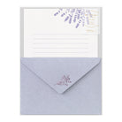 MIDORI Letter Set 515 Foil-Stamped Envelopes Lavender