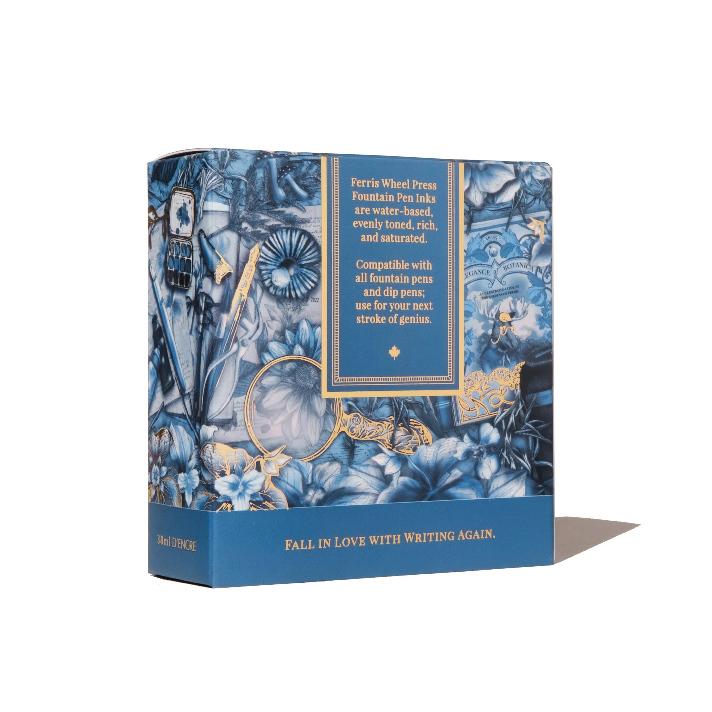 FERRIS WHEEL PRESS Fountain Pen Ink 38ml Bluebell Brushstrokes