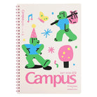 KOKUYO x TYAKASHA Campus Soft Ring Notebook B5 Dot Ruled 40p White