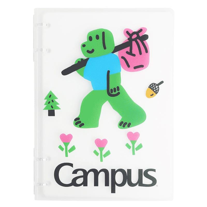 KOKUYO x TYAKASHA Campus 4-Hole Binder Notebook B5 8mm Black