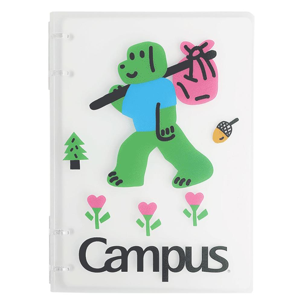 KOKUYO x TYAKASHA Campus 4-Hole Binder Notebook A5 8mm Black