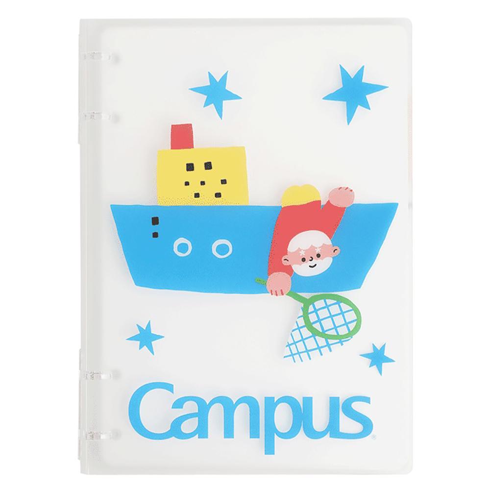 KOKUYO x TYAKASHA Campus 4-Hole Binder Notebook A5 8mm Blue