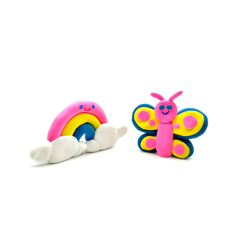 OOLY Creatibles Mini Air Dry Clay Kit Rainbow BFFs