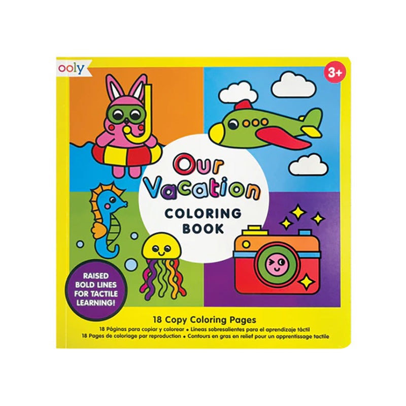 OOLY Our Vacation Copy Coloring Book