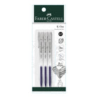 FABER-CASTELL K-One Gel 0.7mm 249003 Black 3s