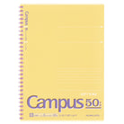 KOKUYO Campus 50th Soft Ring Notebook B5 6mm Dot Ruled 40s Yellow