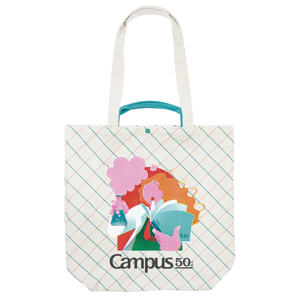 KOKUYO Campus 50th Tote Bag BG-TB100-L1 White