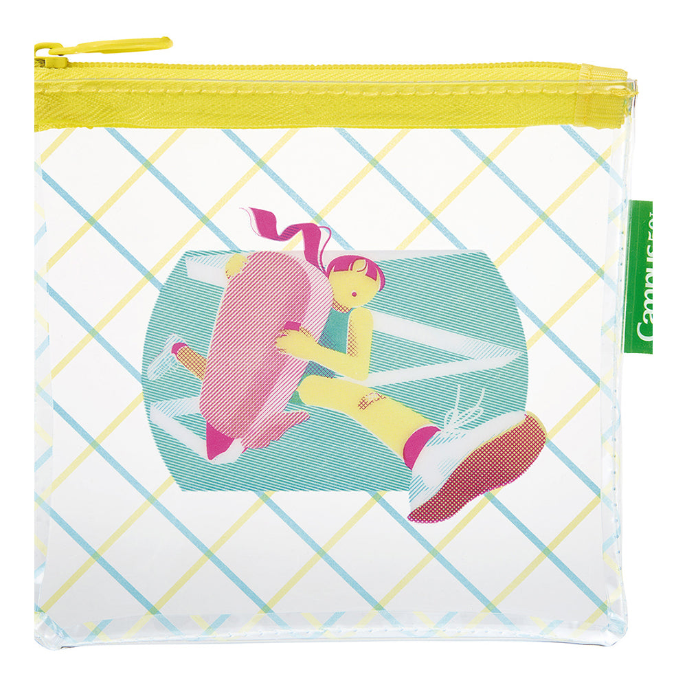 KOKUYO Campus 50th Pouch Blue x Yellow