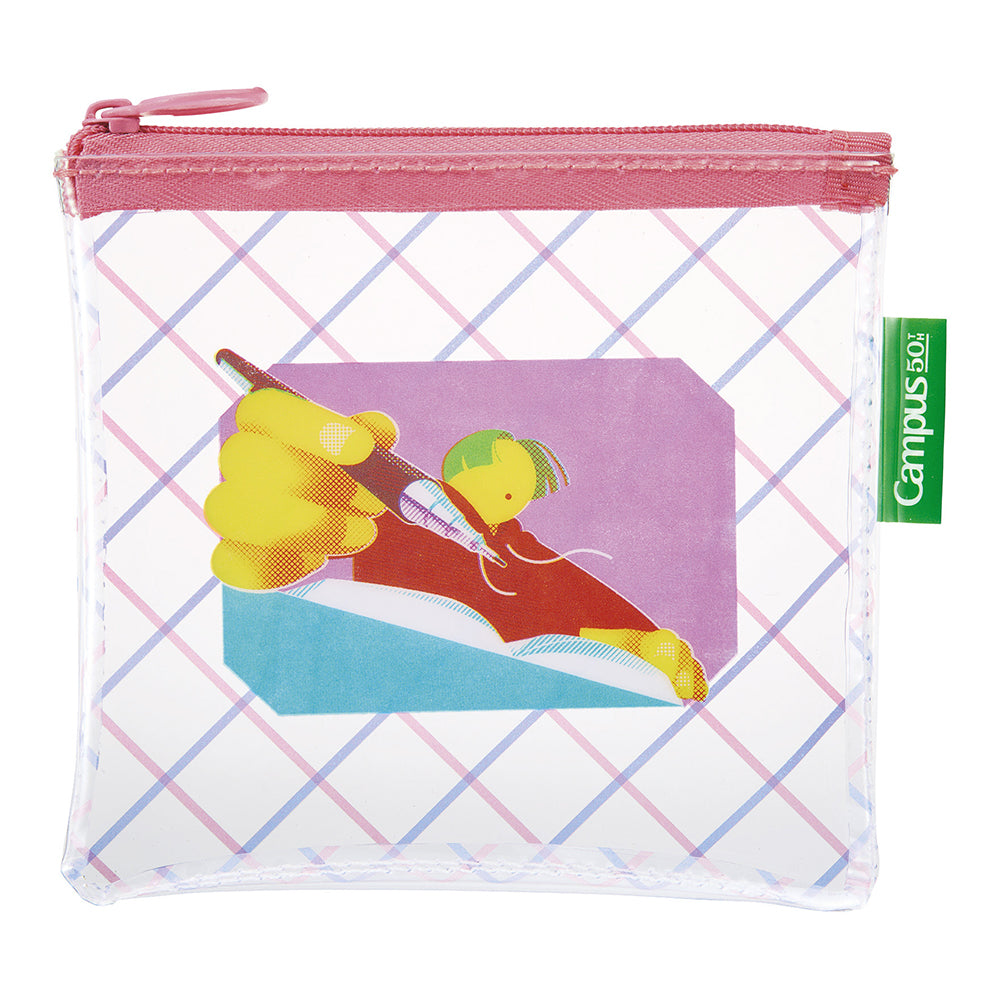 KOKUYO Campus 50th Pouch Purple x Pink