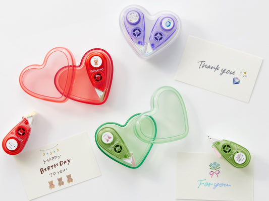 PLUS Petit Deco Rush Heart Case Set DC 080-2P 10mmx3M Bear