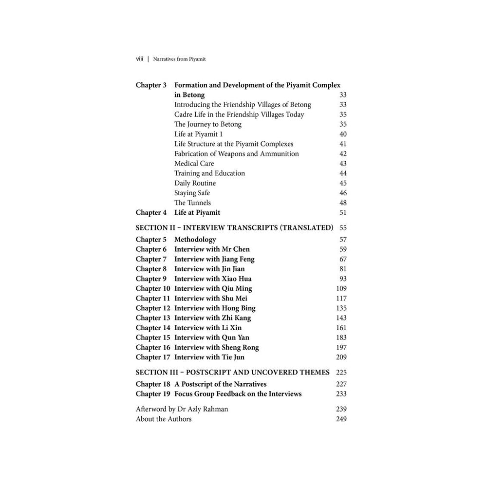 Narratives From Piyamit: Life Stories at the End of the Revolution by Jason Ng Sze Chieh & Murray Hunter