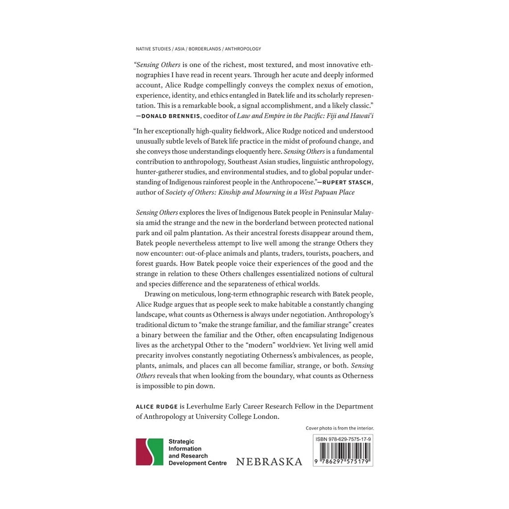 Sensing Others: Voicing Batek Ethical Lives at the Edge of a Malaysian Rainforest by Alice Rudge
