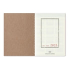 TRAVELERS Notebook 2025 Passport Size Second Half Weekly