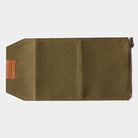 TRAVELERS FACTORY Passport Size Cotton Zipper Case Olive