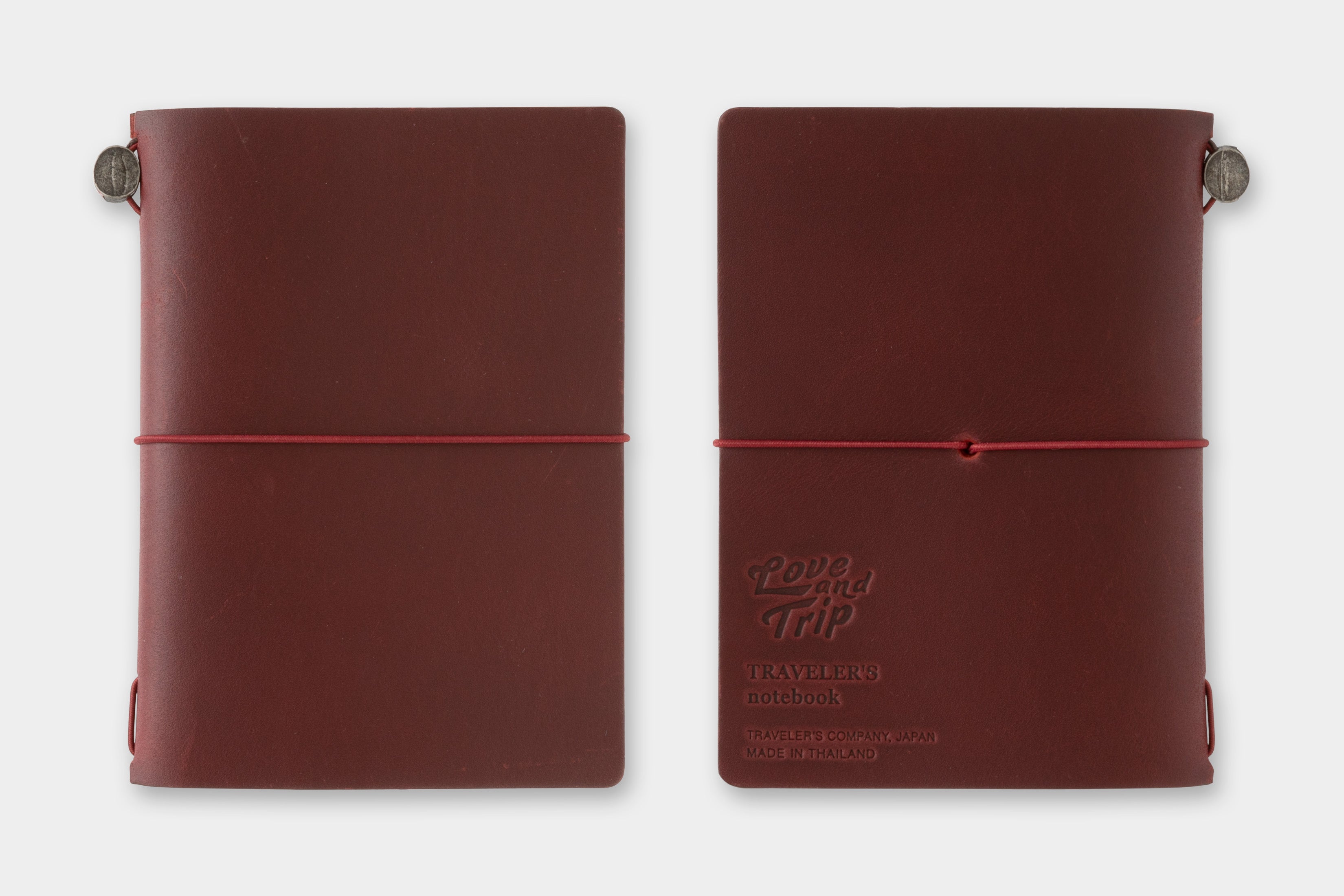 TRAVELERS Notebook Love And Trip Passport Size Red [PRE-ORDER]