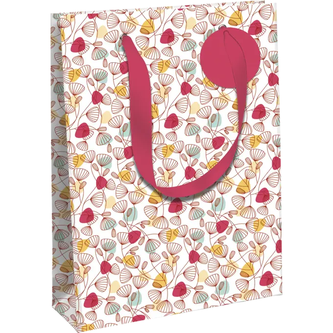 CLAIREFONTAINE Gift Bag Large 26.5x14x33cm Flora
