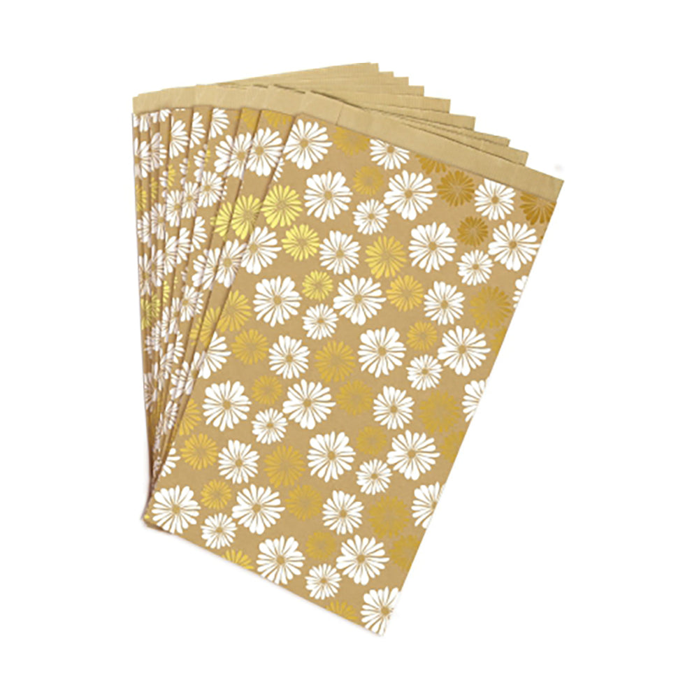 CLAIREFONTAINE Kraft Pockets 24x35+6cm Flowers 50s