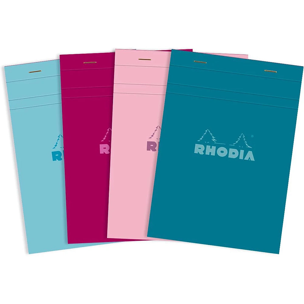 RHODIA Colors Head Stapled Pad No.16 A5 14.8x21cm 5x5 Sq Assorted (Random)