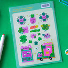 QUIRKYQING Transparent Sticker Feeling Lucky