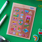 QUIRKYQING Transparent Sticker Fruit Labels