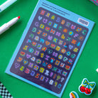 QUIRKYQING Transparent Sticker Quirky Letters