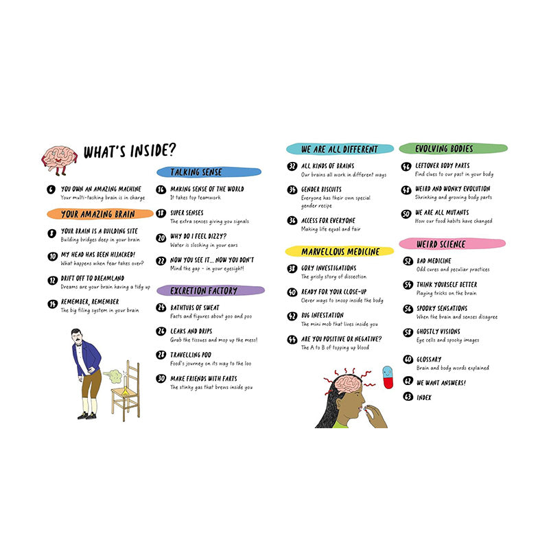 The Brainiac’s Book of the Body and Brain by Rosie Cooper and Harriet Russell