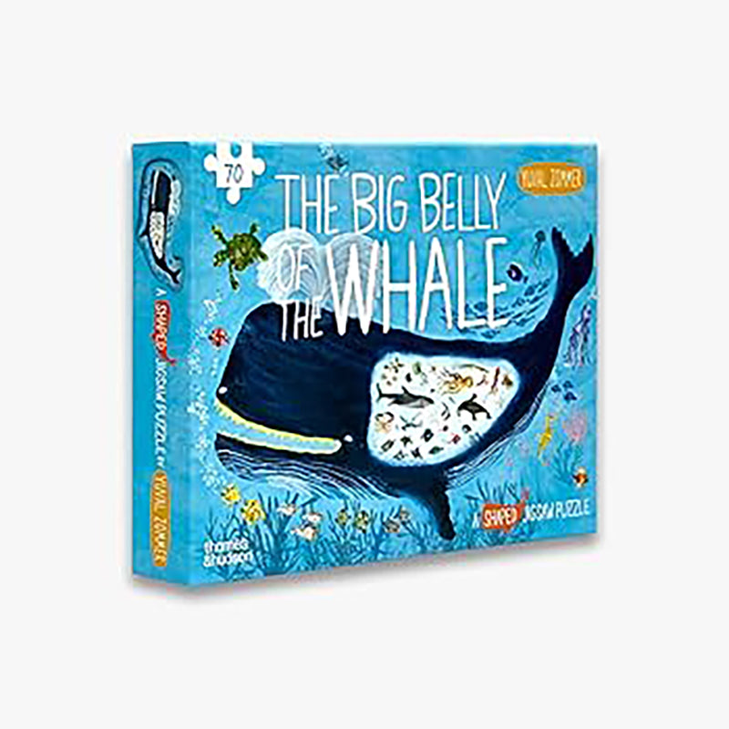 The Big Belly of the Whale: A shaped jigsaw puzzle by Yuval Zommer