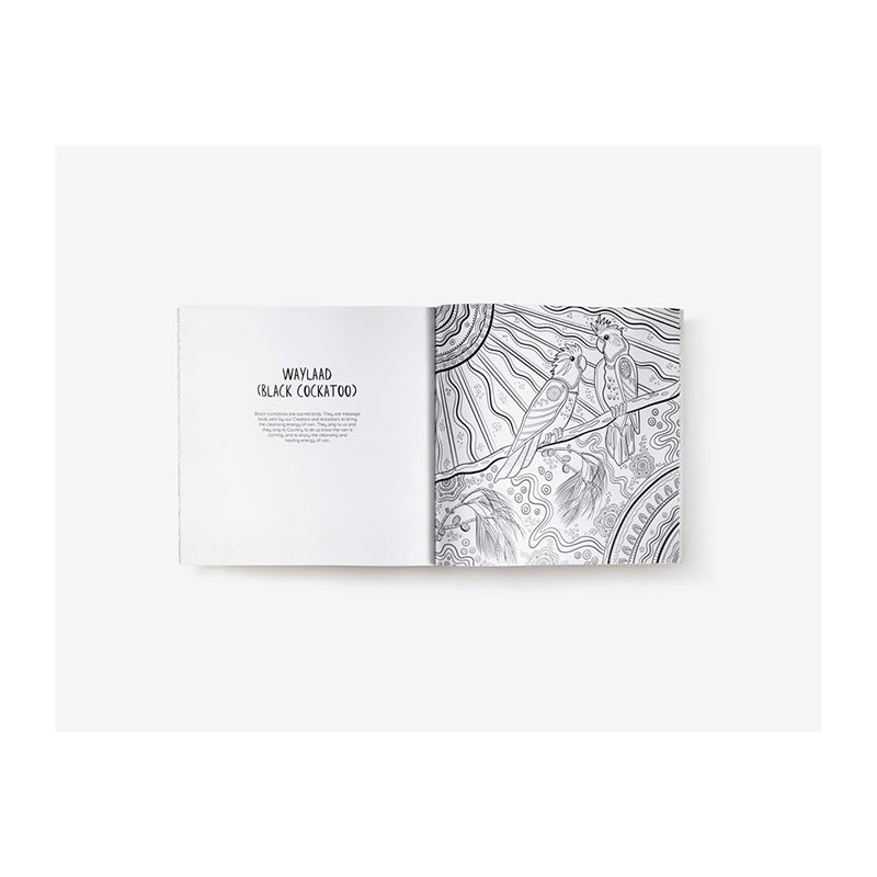 Jagun: A First Nations Colouring Book by Holly Sanders