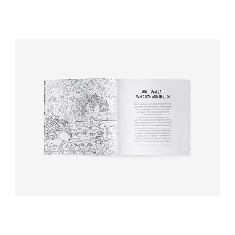 Jagun: A First Nations Colouring Book by Holly Sanders
