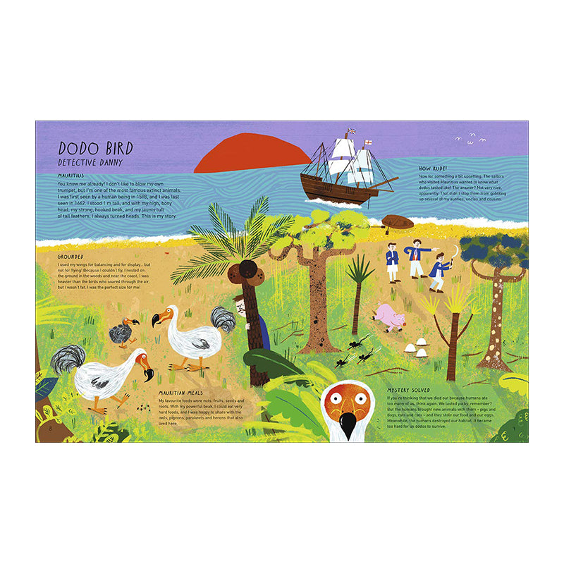 Danny Dodo's Detective Diary: Learn all about extinct and endangered animals by Rob Hodgson and Nick Crumpton