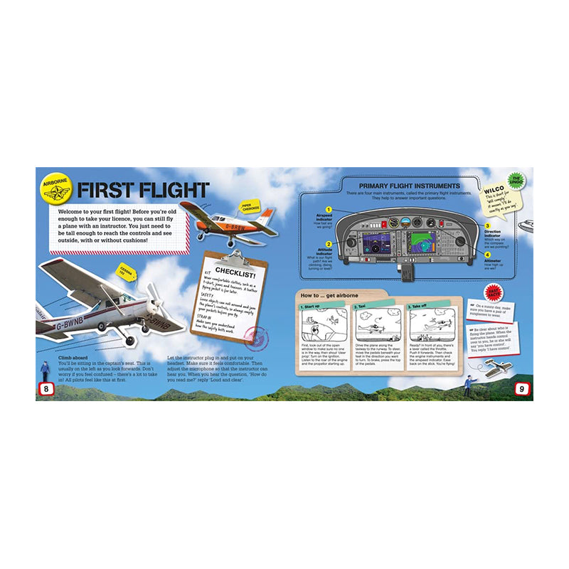 Flight School: How to fly a plane step by step by Nick Barnard