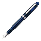 PLATINUM #3776 Century Rhodium Fountain Pen Chartres Blue Extra Fine