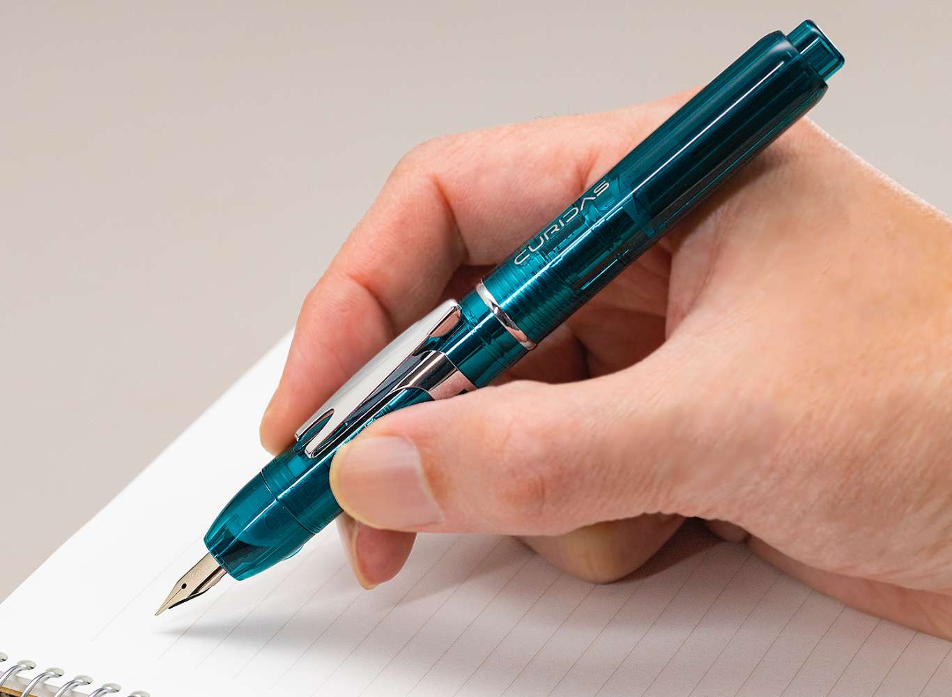 PLATINUM Curidas Fountain Pen Urban Green Extra Fine