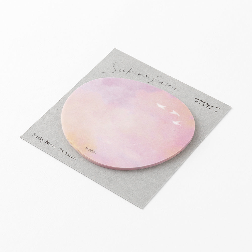 MIDORI Sticky Notes Transparency Sunset