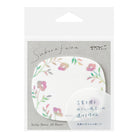 MIDORI Sticky Notes Transparency Flower Pink