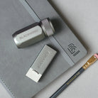 BLACKWING Soft Handheld Eraser + Holder Grey