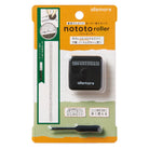 SHACHIHATA Nototo Roller Stamp Black Ink- Hand Drawn Plaid