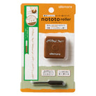 SHACHIHATA Nototo Roller Stamp Brown Ink- Mimosa