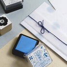 SHACHIHATA Iromoyo Warabe Mini Ink Pad Pale Colour Light Pale Blue