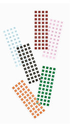 FLAGG Roll Masking Label Square Type Number