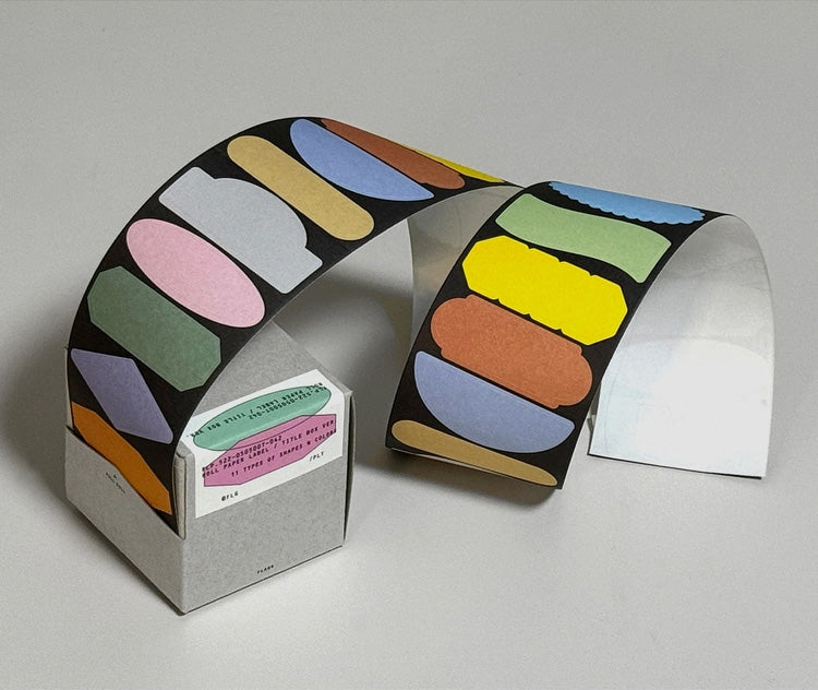FLAGG Roll Paper Label Title Box