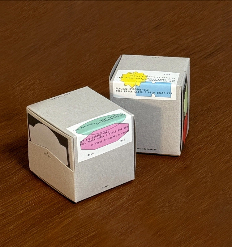 FLAGG Roll Paper Label Title Box