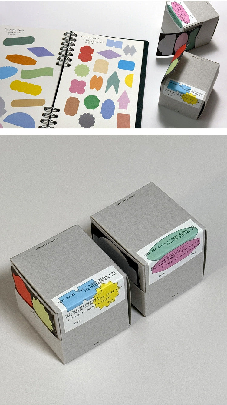 FLAGG Roll Paper Label Title Box