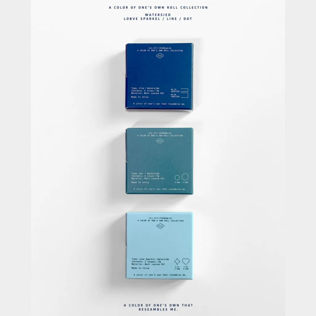 FLAGG A Color of One's Own Roll Collection Waterside Love Sparkle