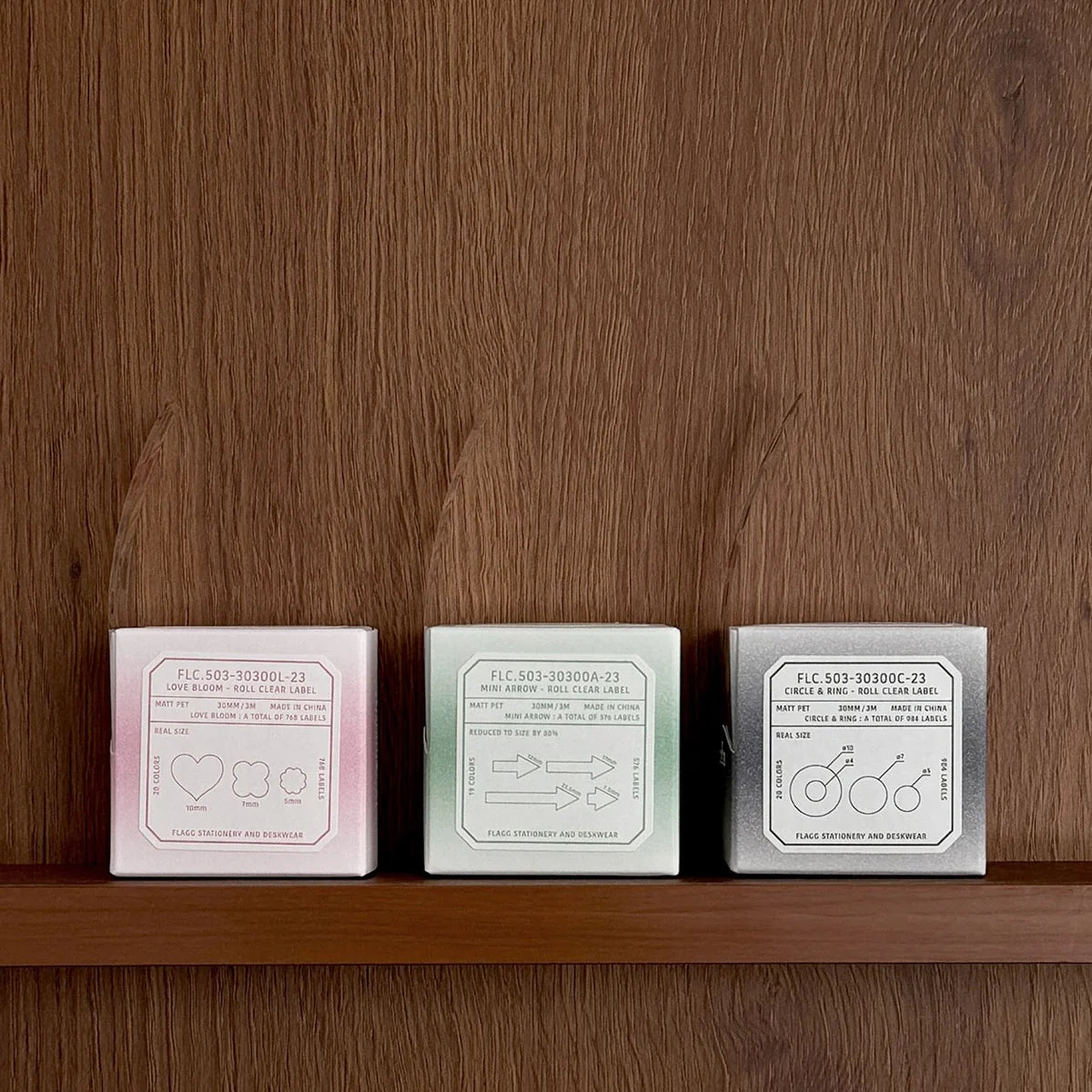 FLAGG Roll Clear Label Mini Arrow