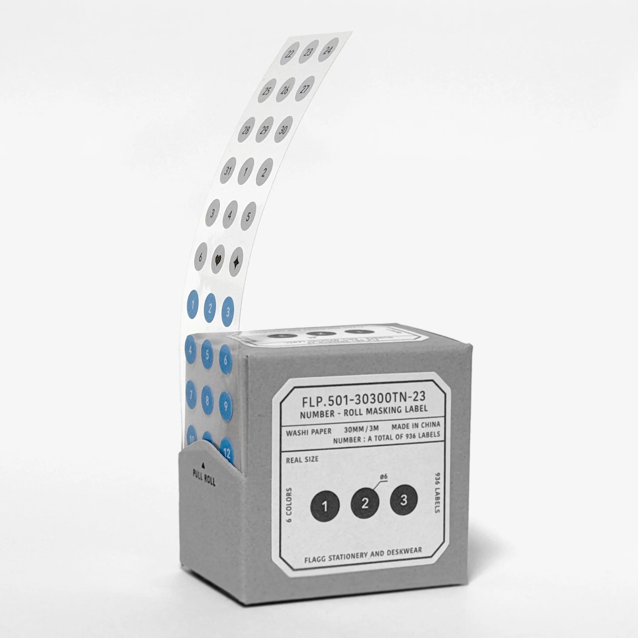 FLAGG Roll Masking Label Type Number