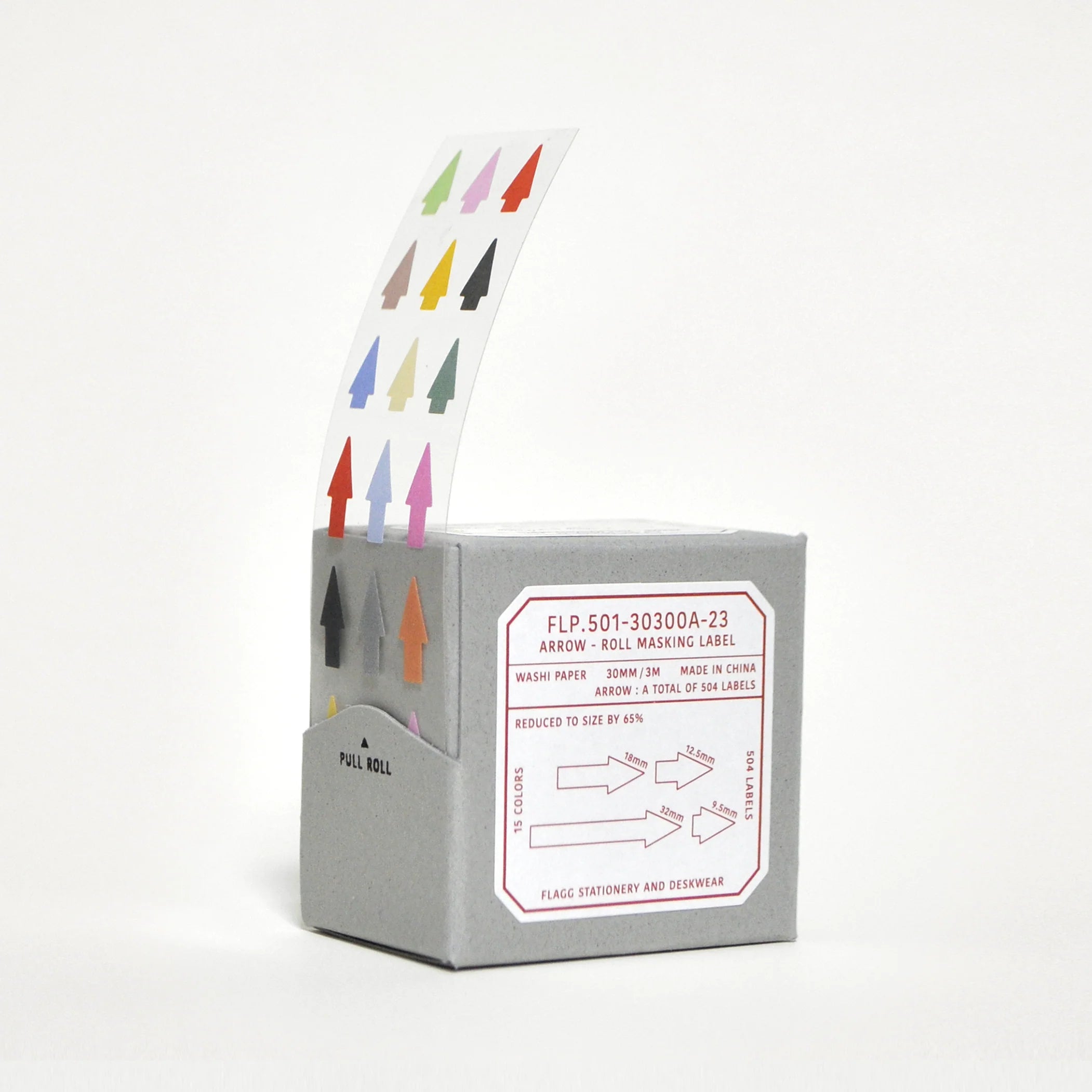 FLAGG Roll Masking Label Arrow