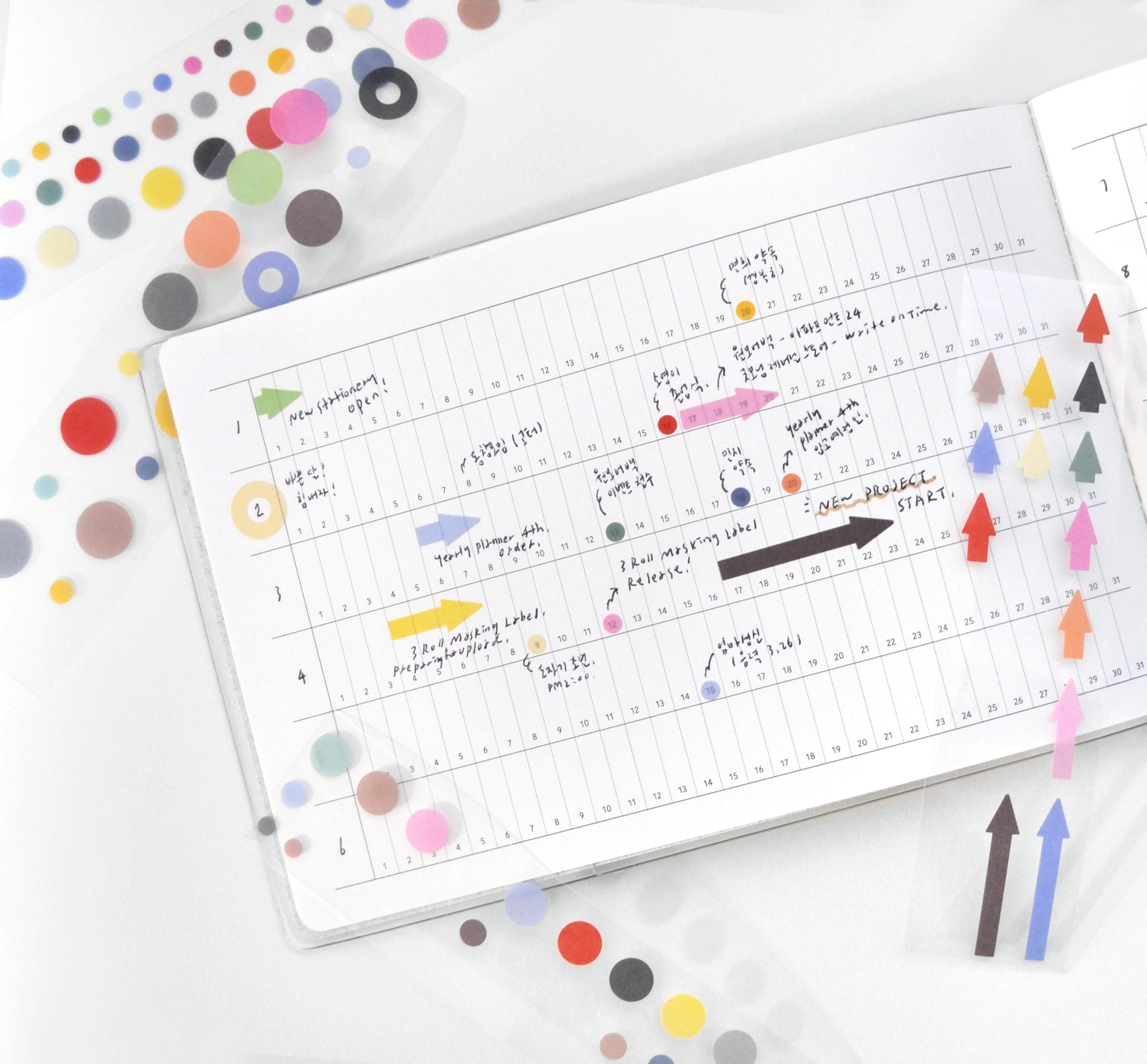 FLAGG Roll Masking Label Arrow